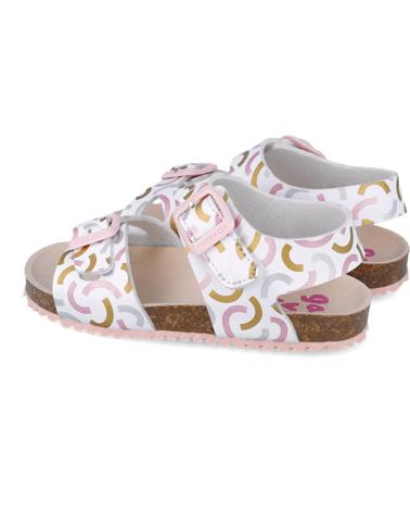 Sandales pour Fille GARVALIN SANDALIA PARA CHICA 252466 BIOS ESTAMPADA BLANCOB050