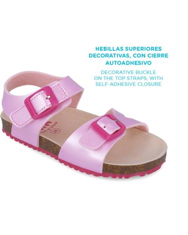 Sandales pour Fille GARVALIN SANDALIA PARA CHICA 252467 BIOS METALIZADO ROSAC032