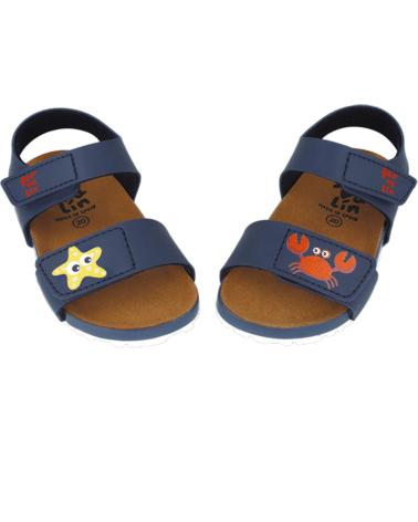 Sandalias de Niño GARVALIN SANDALIA PARA CHICO 252471 TWIN CANGREJO Y ESTRELLA AZULMARINOA089