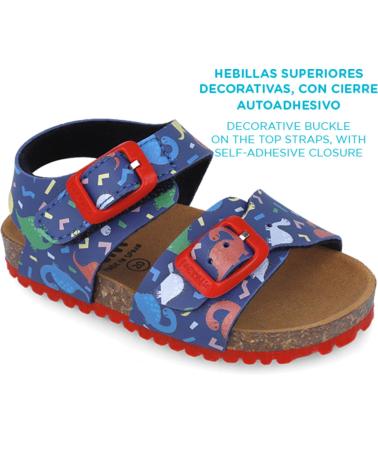Sandales pour Garçon GARVALIN SANDALIAS PARA CHICO 252472 BIOS ESTAMPADO AZULA008