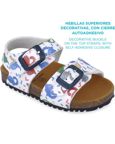 Sandalias de Niño GARVALIN SANDALIAS PARA CHICO 252472 BIOS ESTAMPADO BLANCOB050