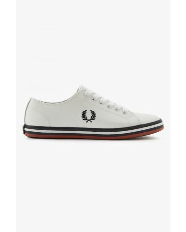 Sneaker für Herren FRED PERRY KINGSTON LEATHER B7163 172 PORCELAIN - 41 BEIGE WHITE