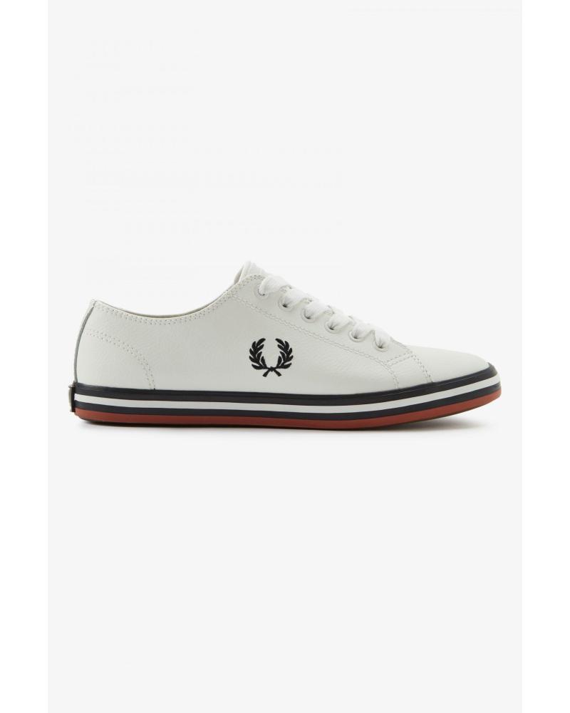 Sneaker für Herren FRED PERRY KINGSTON LEATHER B7163 172 PORCELAIN - 41 BEIGE WHITE