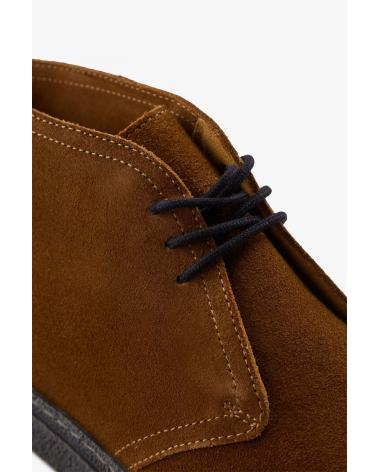 Bottines pour Homme FRED PERRY HAWLEY SUEDE B4361 GINGER - 41 BROWN