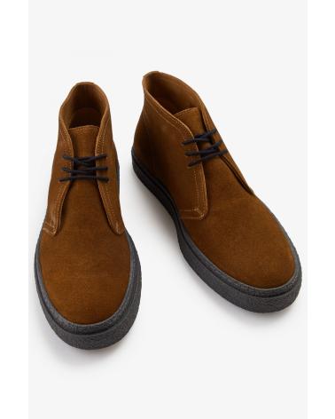 Bottines pour Homme FRED PERRY HAWLEY SUEDE B4361 GINGER - 41 BROWN