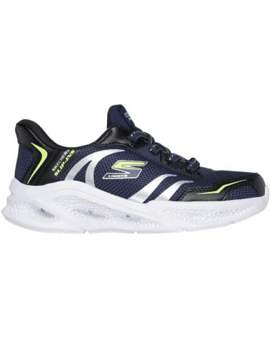 Deportivas de Niña y Niño SKECHERS CALZADO MARCA MODELO METEOR-LGIHT-BRISK-B PARA JUNIOR AZUL