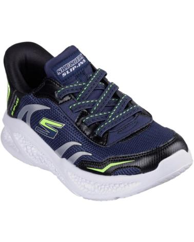 Deportivas de Niña y Niño SKECHERS CALZADO MARCA MODELO METEOR-LGIHT-BRISK-B PARA JUNIOR AZUL