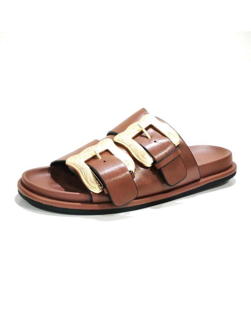 Sandali per Donna NOA HARMON SANDALIA CASUAL DE MATERIAL SINTETICO CON SUELA DE GOMA CUERO