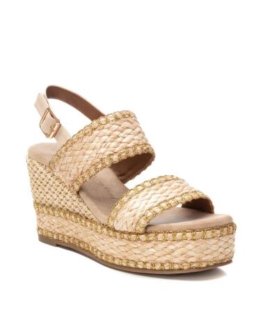 Sandalias de Mujer XTI SANDALIA RAFIA CUNA 8 CM BEIGE