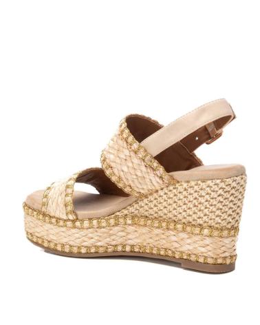 Sandalias de Mujer XTI SANDALIA RAFIA CUNA 8 CM BEIGE