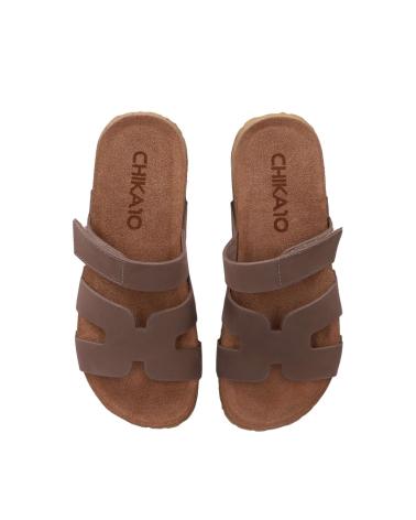 Woman Sandals CHIKA10 ST KIWI 02 MARRON-BROWN