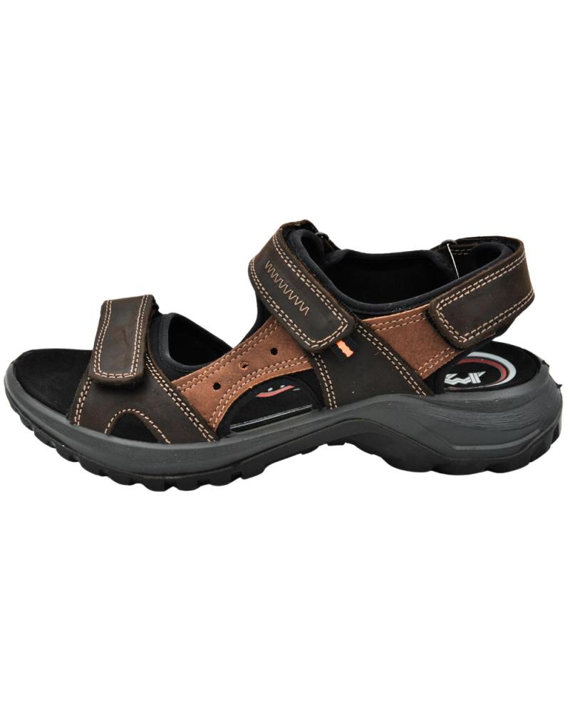 Sandalen für Herren IMAC - SANDALIA DE PIEL PARA HOMBRE AJUSTABLE CIERRE POR CAFFE-COGNAC