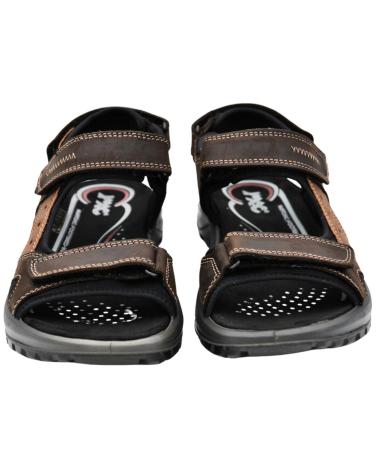 Sandalen für Herren IMAC - SANDALIA DE PIEL PARA HOMBRE AJUSTABLE CIERRE POR CAFFE-COGNAC