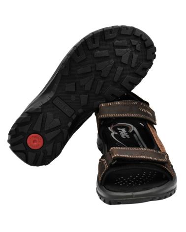 Sandalen für Herren IMAC - SANDALIA DE PIEL PARA HOMBRE AJUSTABLE CIERRE POR CAFFE-COGNAC