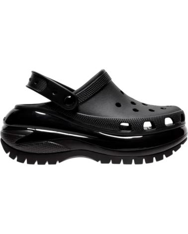 Woman Clogs CROCS - CHANCLAS NEGRAS PARA MUJER - MEGA CRUSH NEGRO