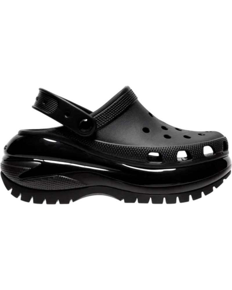 Woman Clogs CROCS - CHANCLAS NEGRAS PARA MUJER - MEGA CRUSH NEGRO