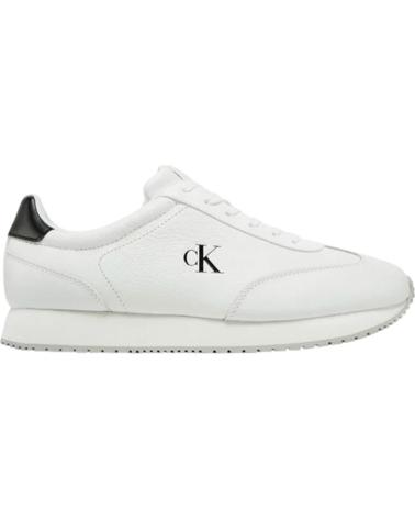 Sportif pour Homme CALVIN KLEIN - ZAPATILLAS BLANCAS PARA HOMBRE - RUNNER LACEUP BLANCO