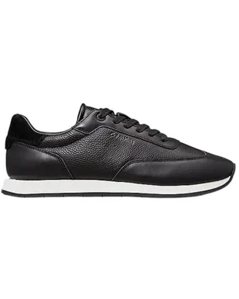 Esportes  de Homem CALVIN KLEIN - ZAPATILLAS NEGRAS PARA HOMBRE - LEATHER LOW PROFILE NEGRO