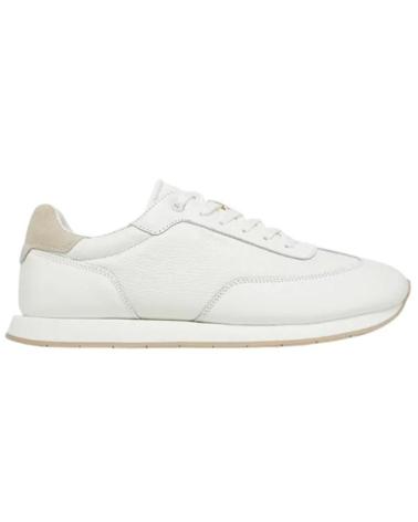 Sportif pour Homme CALVIN KLEIN - ZAPATILLAS BLANCA PARA HOMBRE - LEATHER LOW PROFILE BLANCO