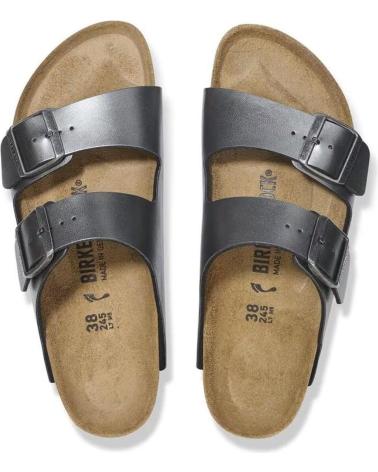 Sandálias-De-Mujer-BIRKENSTOCK-ARIZONA-METALIC-NEGR-NEGRO