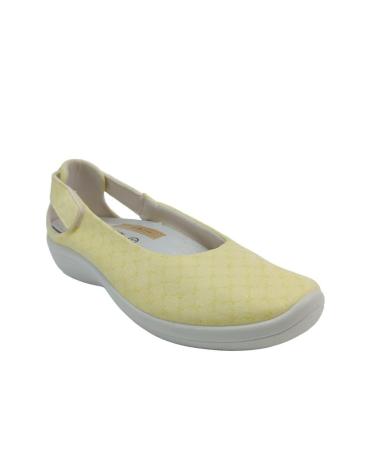 Bailarinas per Donna ARCOPEDICO JASMUND TEJIDO ELASTICO ESTAMPADO AMARILLO