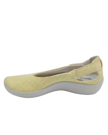 Bailarinas per Donna ARCOPEDICO JASMUND TEJIDO ELASTICO ESTAMPADO AMARILLO