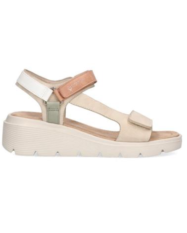 Sandali per Donna AMARPIES SANDALIA CON CUNA MEDIA PARA MUJER ABZ26645 COLOR BEIGE