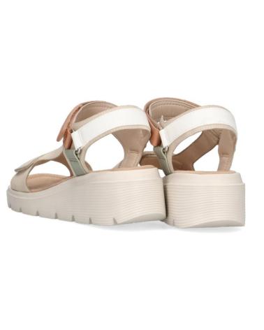 Sandali per Donna AMARPIES SANDALIA CON CUNA MEDIA PARA MUJER ABZ26645 COLOR BEIGE