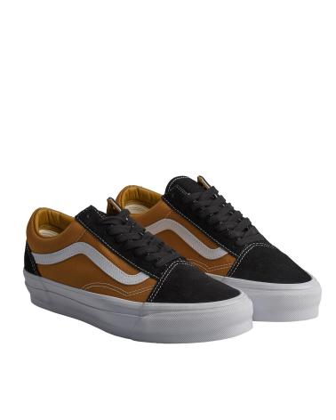 Sneaker für Herren VANS OFF THE WALL ZAPATILLAS OLD SKOOL 36 LX BLACK VN000CNGD3W1 PARA HOMBRE NEGRO-MOSTAZA