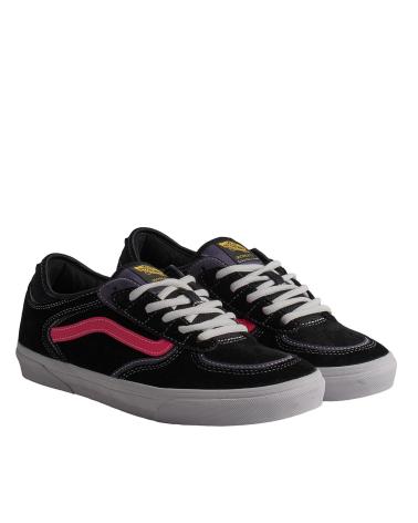 Deportivas de Hombre VANS OFF THE WALL ZAPATILLAS SKATE ROWLEY VN0A2Z3OB9P1 PARA HOMBRE NEGRO-ROSA