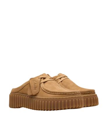 Clogs für Damen CLARKS TORHILL MULE 26181196 MARRN MARRóN