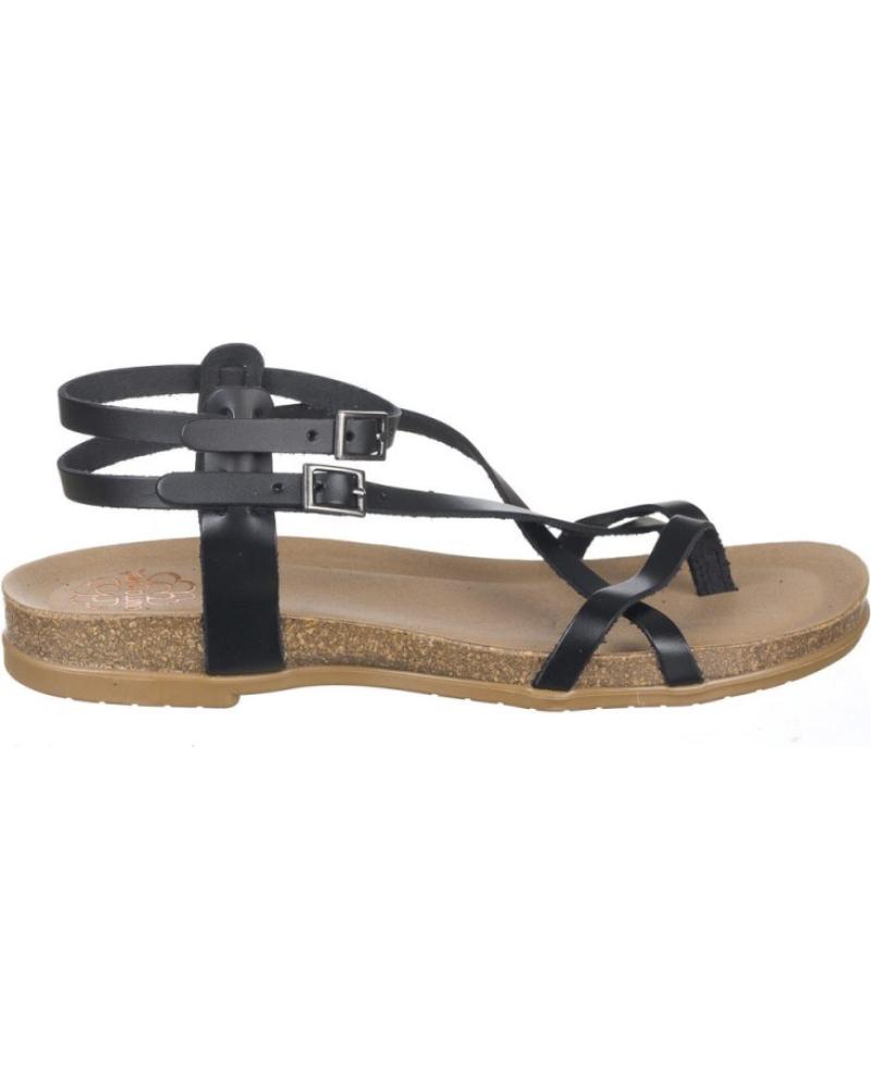 Sandalen für Damen PORRONET SANDALIAS PLANAS MUJER 3134 NEGRO