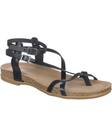 Sandalen für Damen PORRONET SANDALIAS PLANAS MUJER 3134 NEGRO