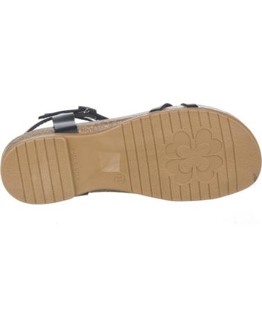 Sandalen für Damen PORRONET SANDALIAS PLANAS MUJER 3134 NEGRO