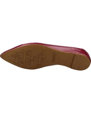 WONDERS BAILARINAS MUJER MODELO A3802 COLOR BURDEOS BERRY
