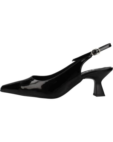 DIBIA ZAPATO SALÓN DESTALONADO TACÓN ESCULTURAL MODELO 14100D NEGRO