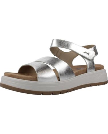 SANDALIAS FLUCHOS F2006 COLOR PLATA PLATA