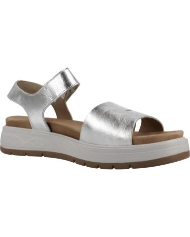SANDALIAS FLUCHOS F2006 COLOR PLATA PLATA