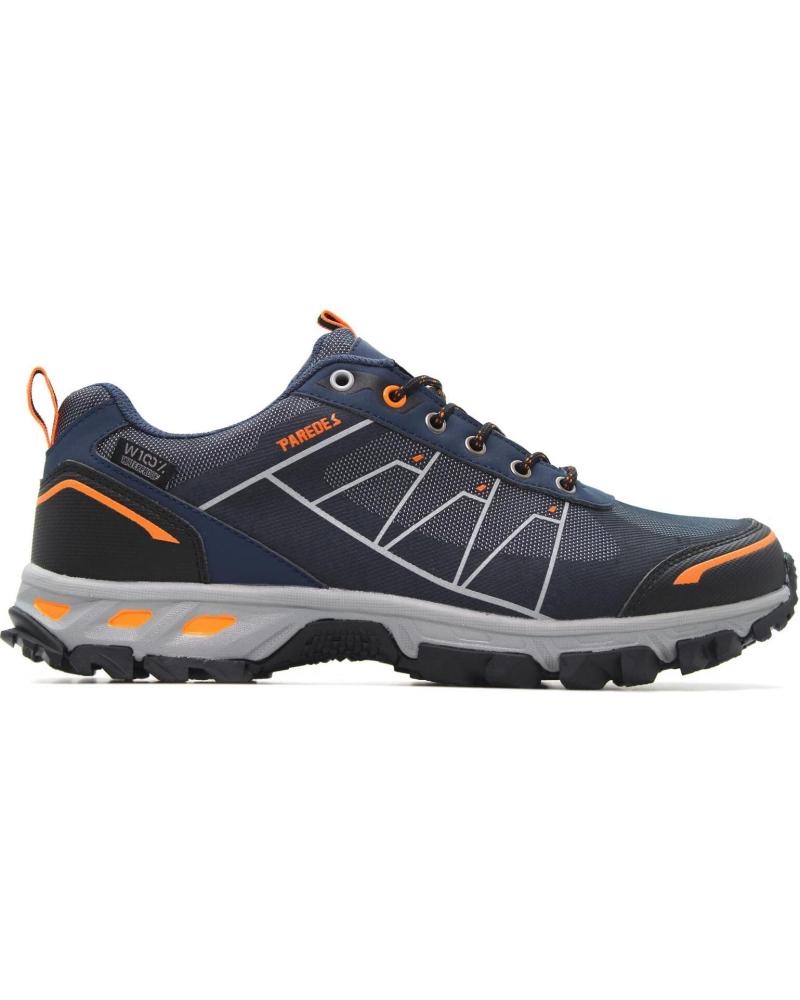 Zapatillas deporte de Hombre PAREDES S SILVANO AZUL-NARANJA