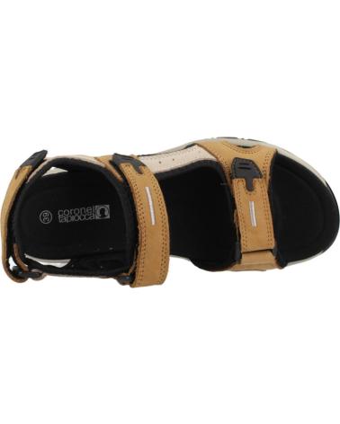CORONEL TAPIOCCA SANDALIAS MUJER MODELO T275 8 COLOR MARRON CLARO TRANUDE