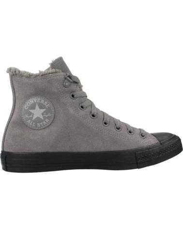 Sportschuhe-De-Hombre-CONVERSE-ZAPATILLAS-HOMBRE-MODELO-CHUCK-TAYLOR-ALL-STAR-HI-COLOR-GRIS-SHRKSKN