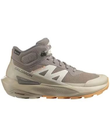 Sportivo per Donna SALOMON ZAPATILLAS ELIXIR ACTIV MID GTX PARA MUJER EN COLOR GRIS