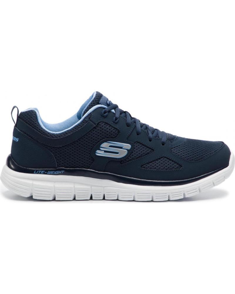 SKECHERS ZAPATILLAS BURNS AGOURA 52635-NVY CASUAL HOMBRE AZUL MARINO