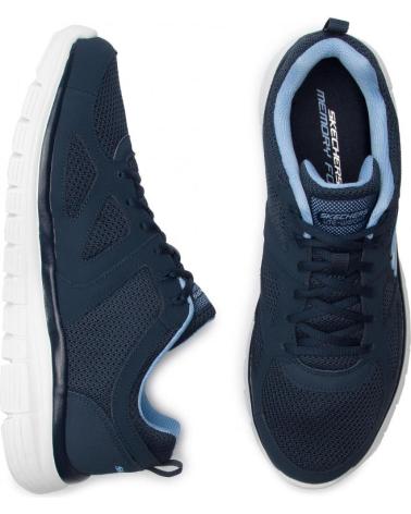 SKECHERS ZAPATILLAS BURNS AGOURA 52635-NVY CASUAL HOMBRE AZUL MARINO