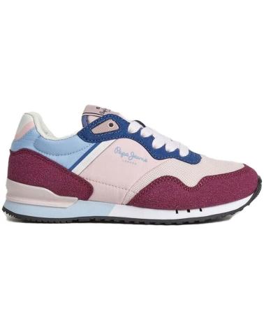 Zapatillas deporte pour Femme PEPE JEANS SNEAKERS PGS30585 BURDEOS ROJO