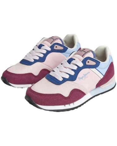 Zapatillas deporte pour Femme PEPE JEANS SNEAKERS PGS30585 BURDEOS ROJO