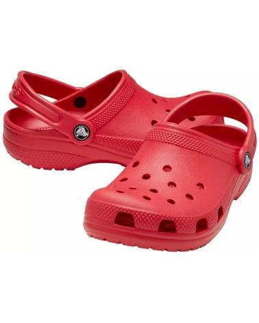 Zuecos de Niña y Niño CROCS ZUECOS PARA NINOS UNISEX EN COLOR ROJO ROJO