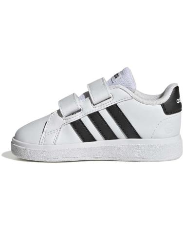 Sneaker für Mädchen und Junge ADIDAS GW6527 GRAND COURT 2 0 CF FTWWHT-CBLACK-CBLACK BLANCO
