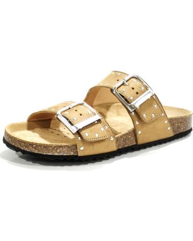 Sandali per Donna GEOX SANDALIA CASUAL DE NOBUK CON SUELA DE GOMA NUDE