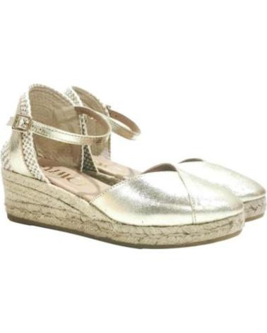 Scarpe per Donna GAIMO ALPARGATA CASUAL DE PIEL CON CUNA DE YUTE CARRARA